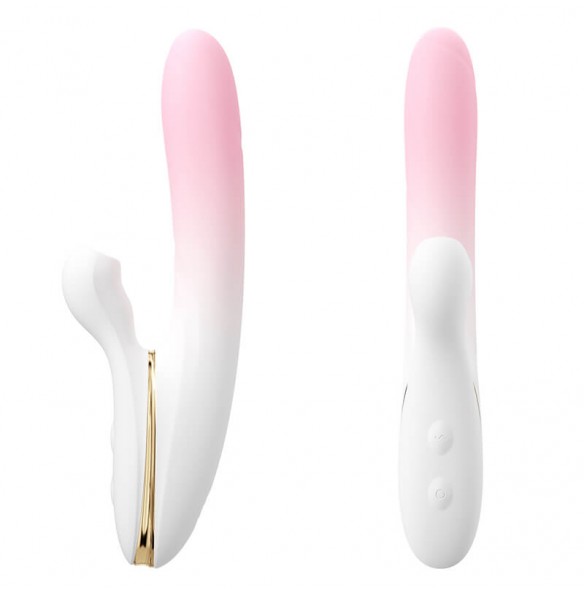 Ankni - LOVE JOY Thrust Suction Vibrator (Chargeable - White) Ankni - LOVE JOY Thrust Suction Vibrator (Chargeable - White)